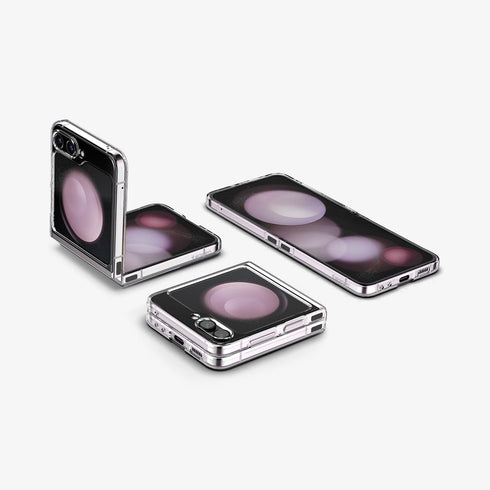 ACS06229 - Galaxy Z Flip 5 Case AirSkin in black showing the back